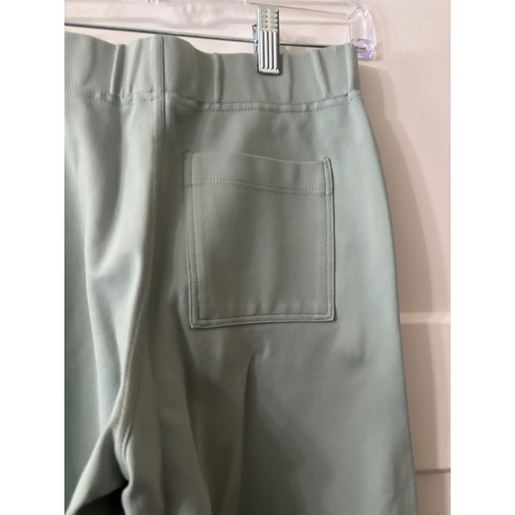 Madewell‎ MWL Wide Leg Pants Sage Green Elastic Waist Comfort XS - Picture 3 of 6